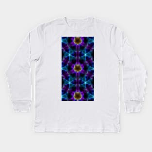 FAAFO ART Seamless Artistic Vertical Patterns 000003 Kids Long Sleeve T-Shirt